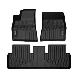 Tesla Model 3 Floor Mats - Front + Rear - Omac - Texan - 2017 Tesla Model 3 Floor Mats - Front + Rear - Omac - Texan - 2017